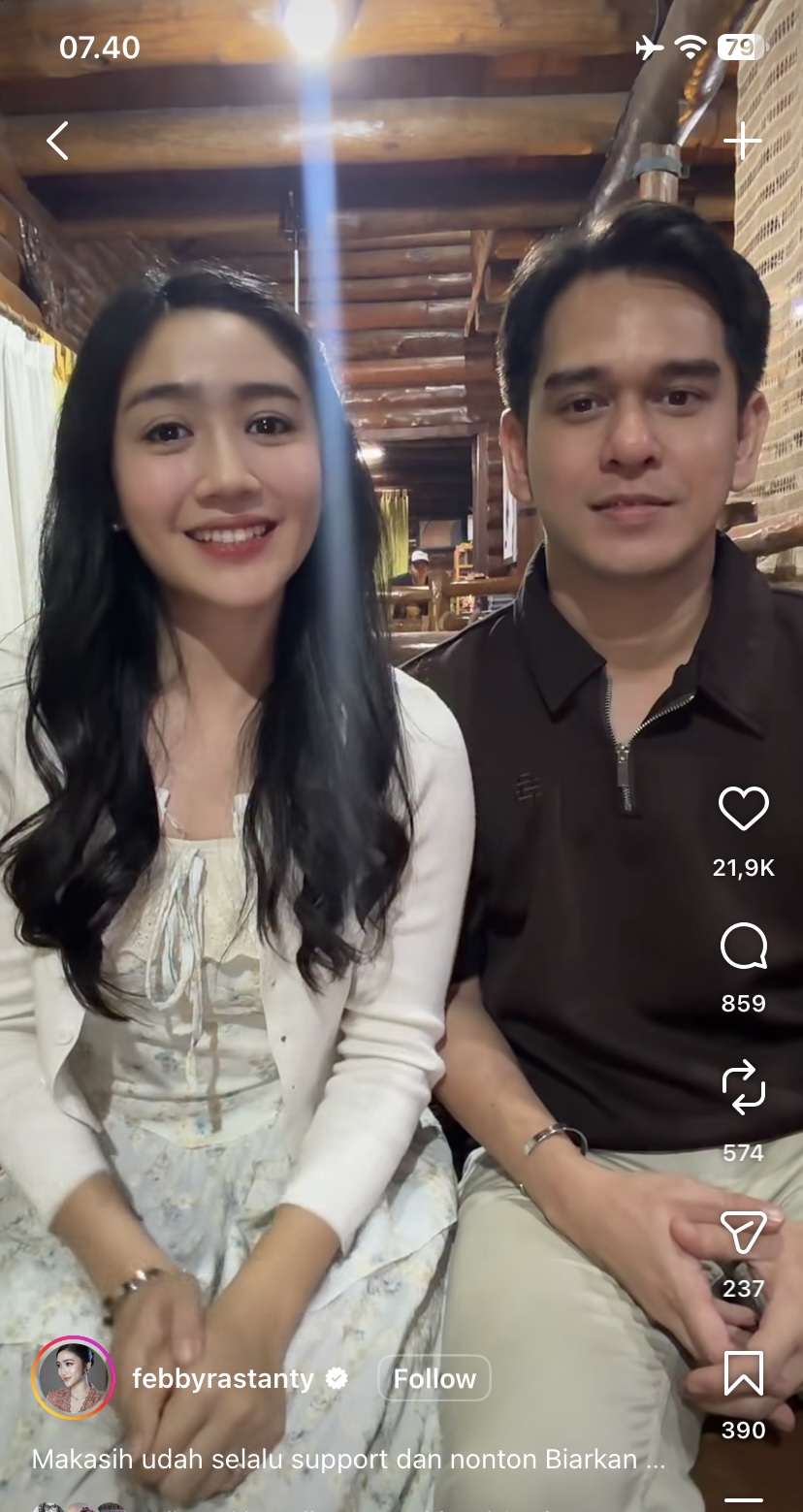 Febby Rastanty dan Rangga Azof